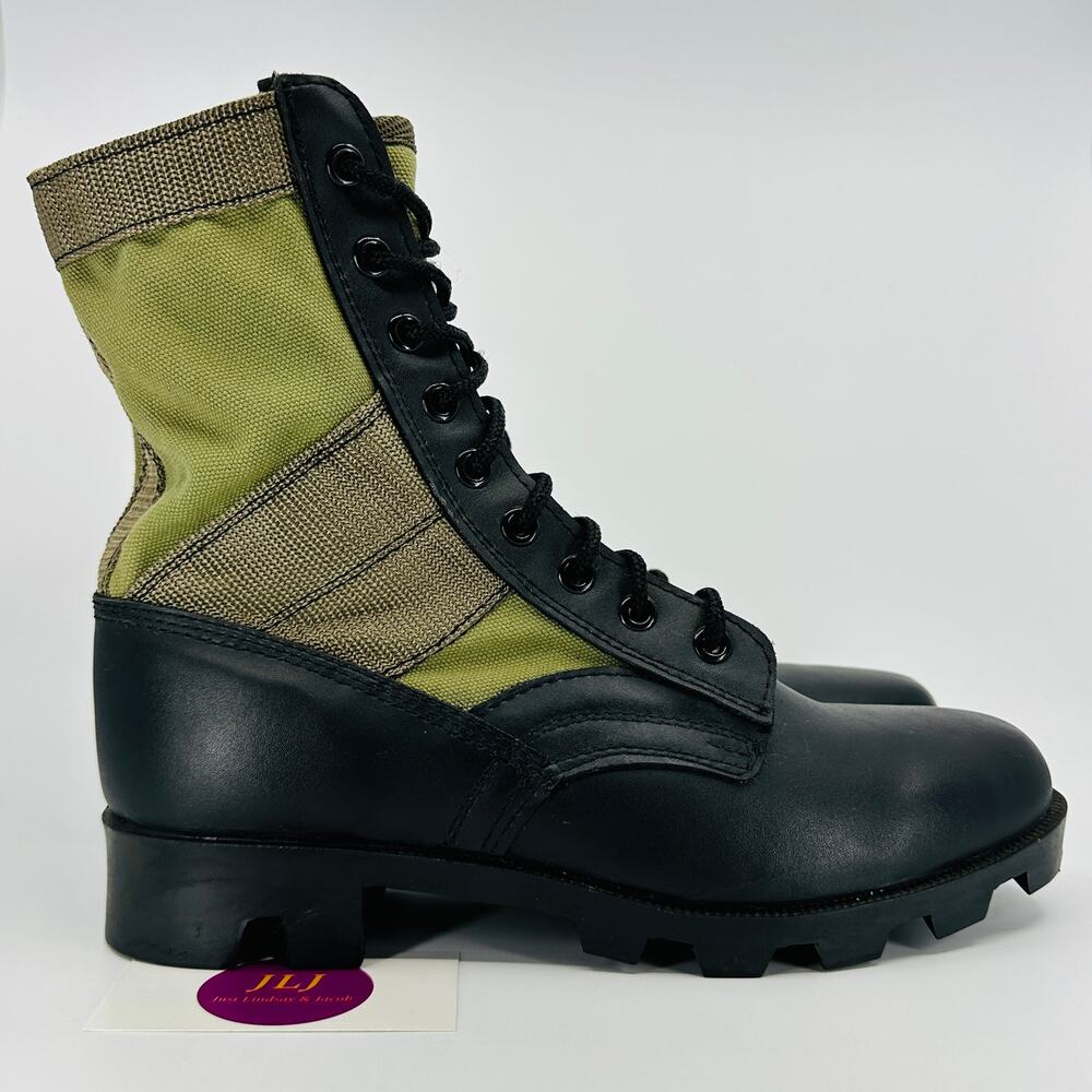 Rothco Men's 8 Inch Jungle Combat Tactical Boots Olive Drab 5080 Size 9 M